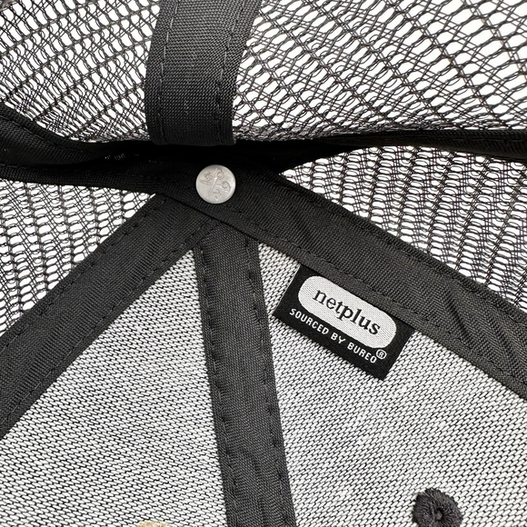 Patagonia Trucker Hat Dark Gray Mountain Mesh One Size Snapback - Picture 5 of 5